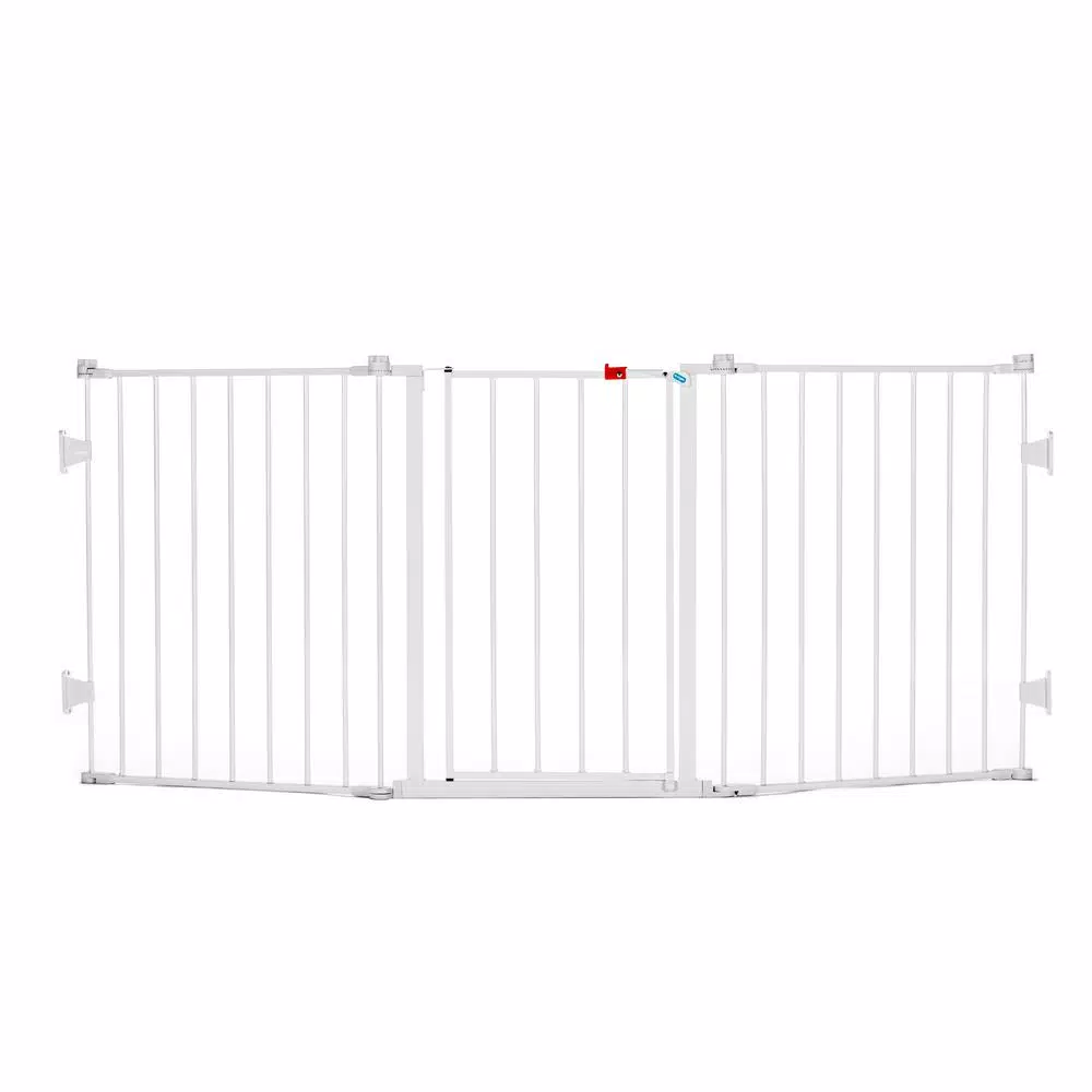 Regalo 31and#8243; Metal Flexi Gate Extra Wide Configurable Walk-Through Gate and#8211; XDC Depot - Mycitystee