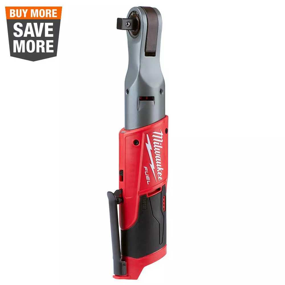 Milwaukee M12 FUEL 12-Volt Lithium-Ion Brushless Cordless 1/2 in. Ratchet (Tool-Only) and#8211; XDC Depot - Mycitystee