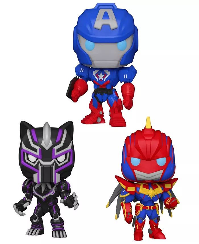 Funko Pop Marvel Mech 3 Piece Collectors Set - Mycitystee