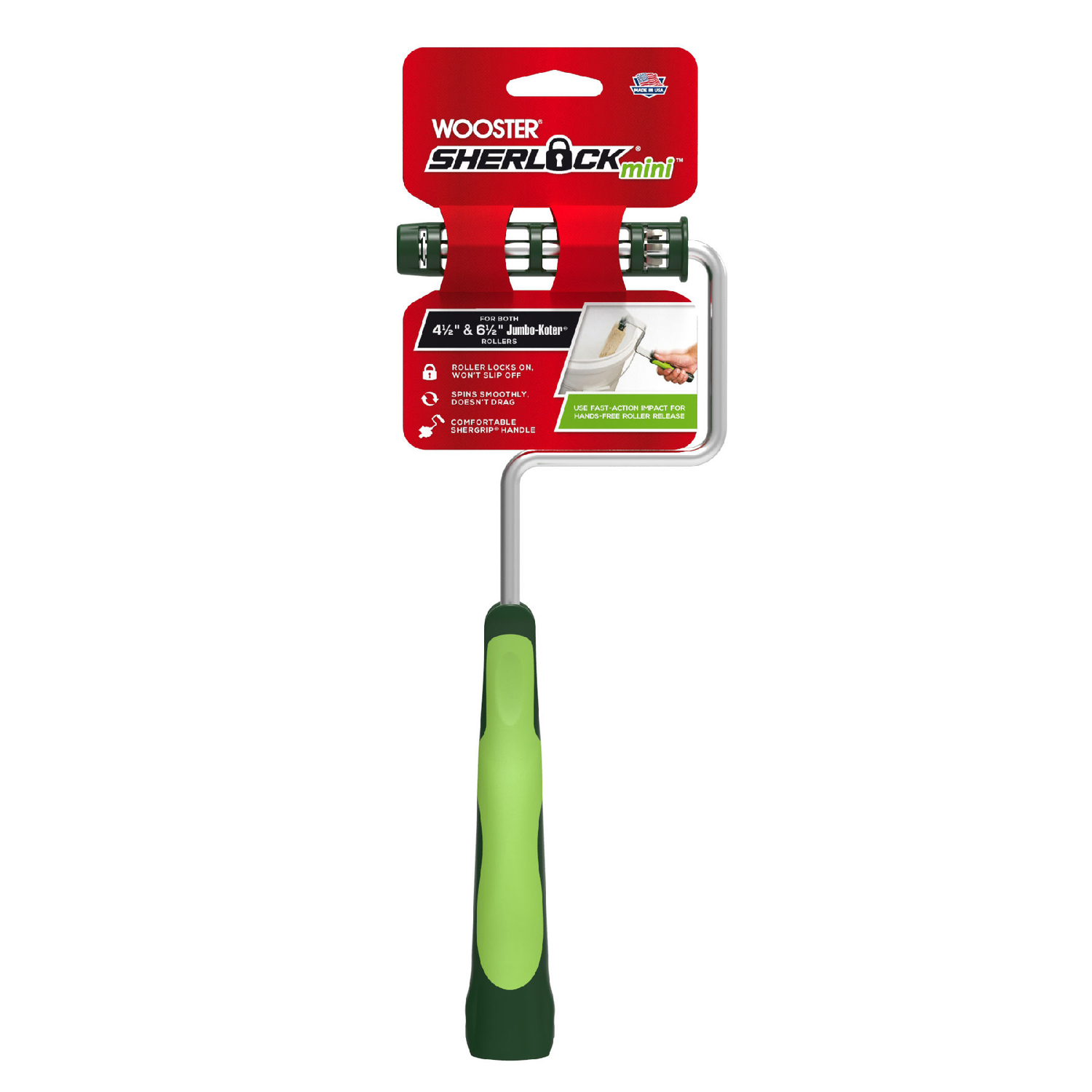 Wooster 4.5 in. W Cage Paint Roller Frame Threaded End - Mycitystee