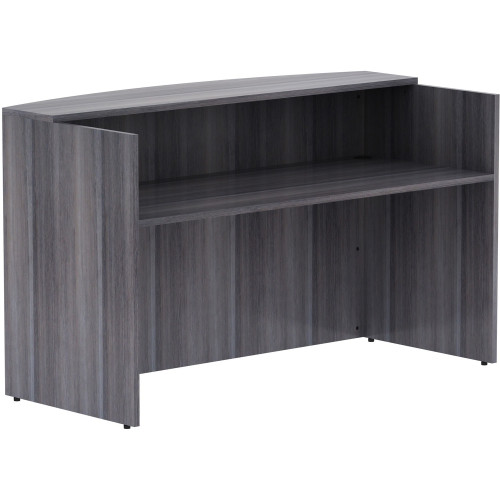 Lorell Weathered Charcoal Laminate Desking (69595) - Mycitystee