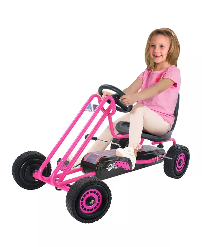 Hauck Lightning Ride On Pedal Go Kart Pink - Mycitystee