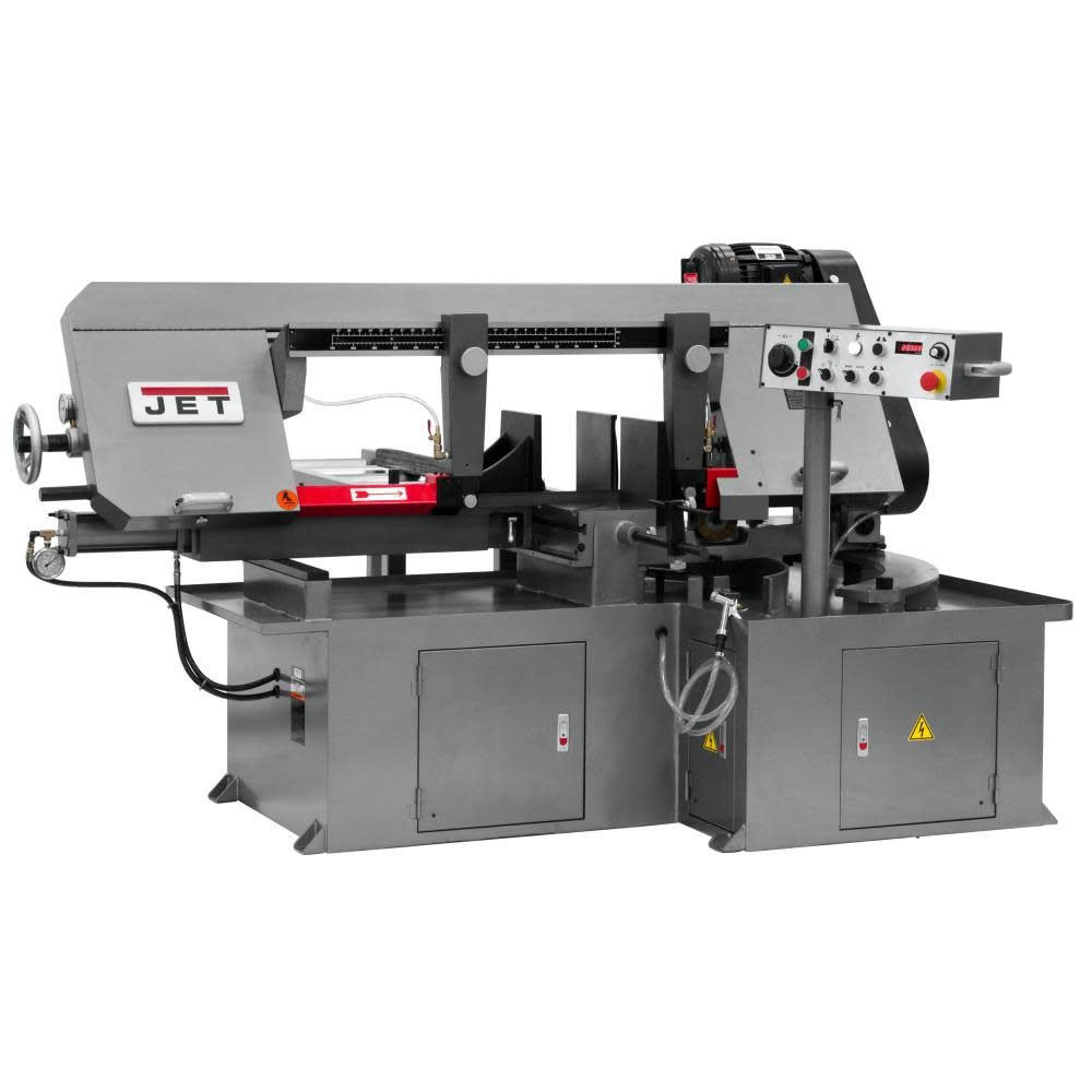 JET Semi-Automatic Dual Mitering Bandsaw 3HP 230V 3-PH 413412 from JET - Mycitystee