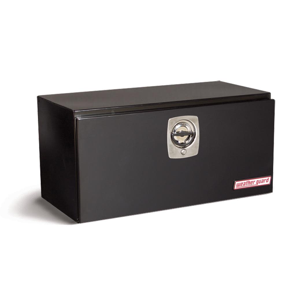 36.625-in x 18.25-in x 18.125-in Black Steel Universal Truck Tool Box - Mycitystee