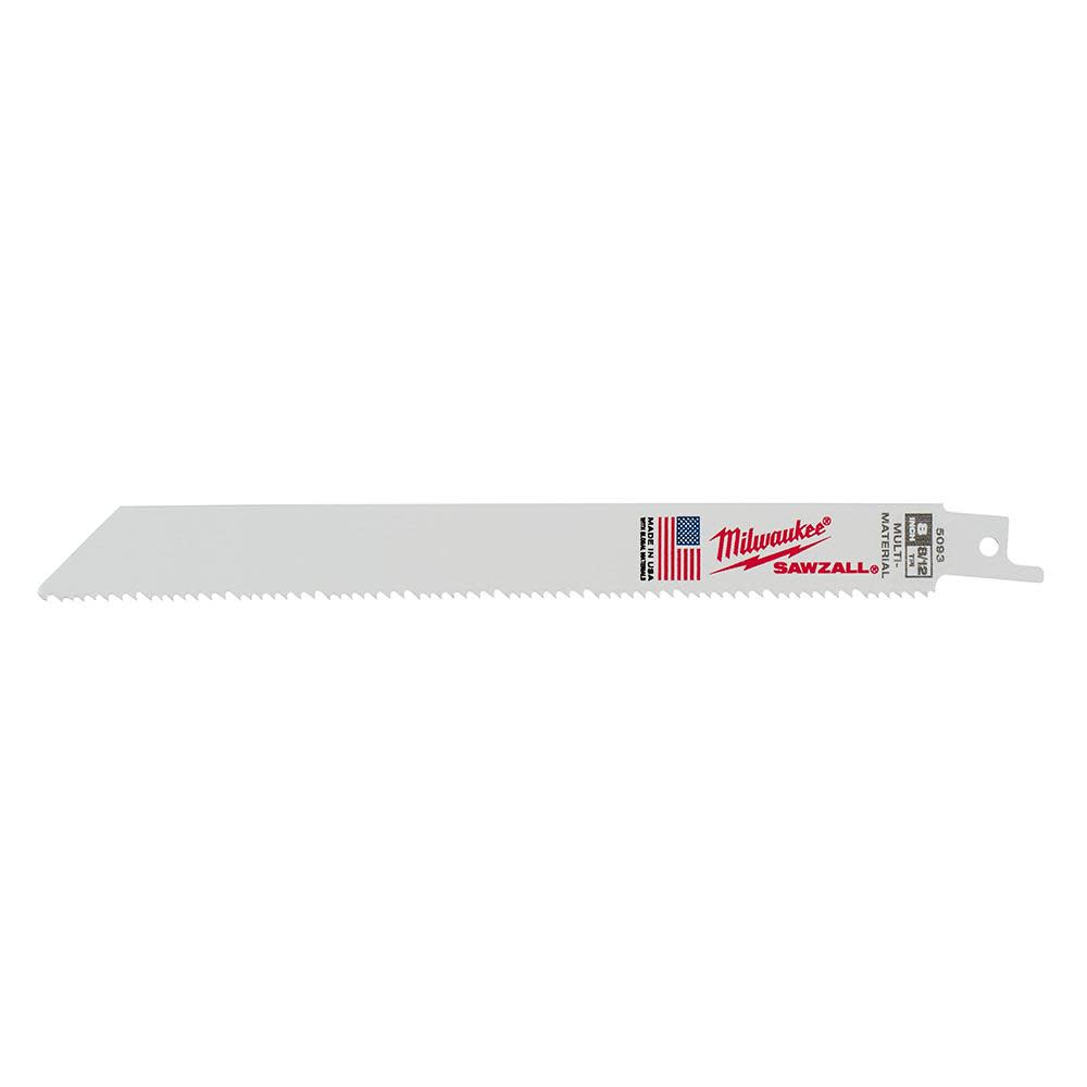 Milwaukee 8 in. 8/12 TPI SAWZALL Blades (50 Pack) 48-01-6093 from Milwaukee - Mycitystee