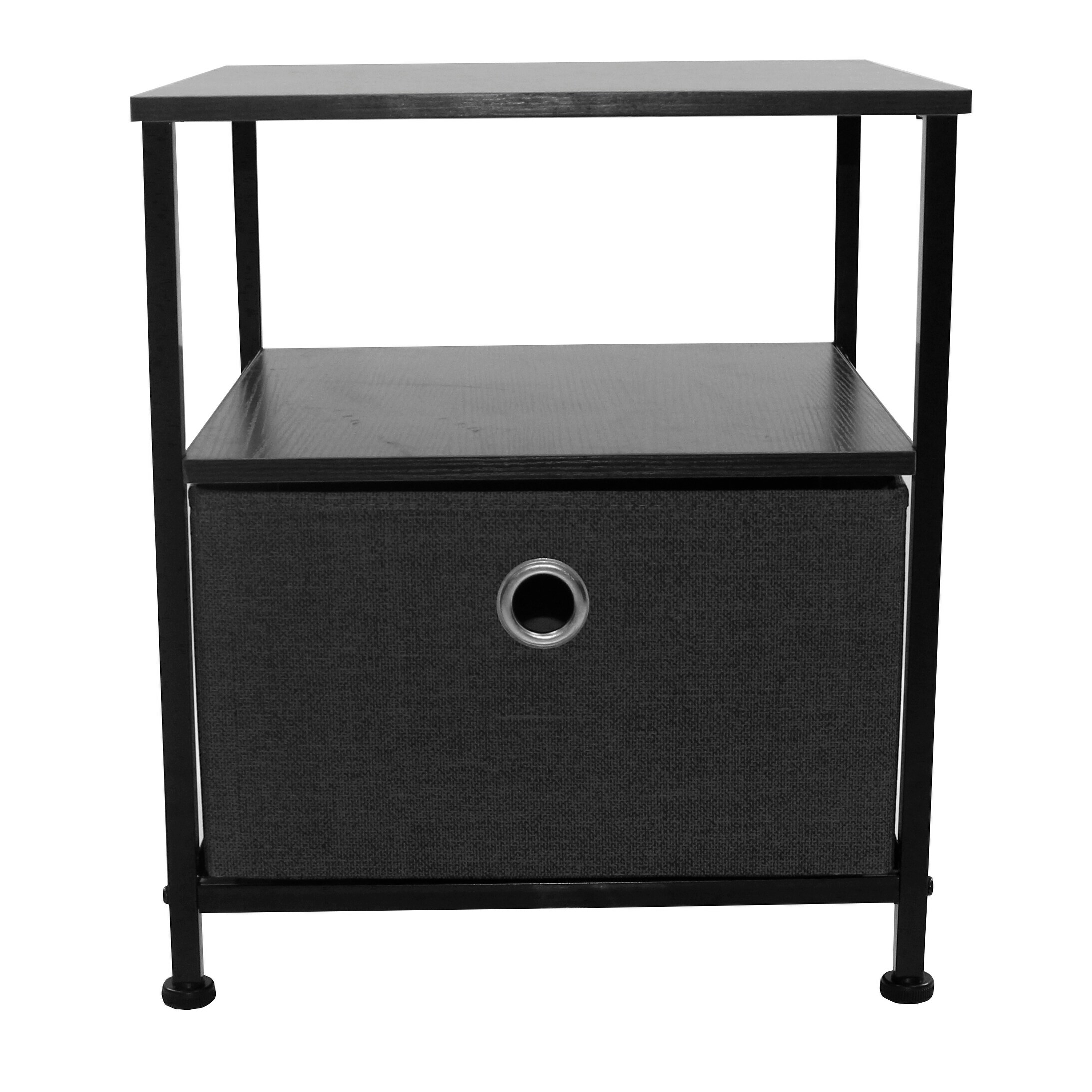 Nightstand 1-Drawer Shelf Storage Bedroom Furniture and End Table Chest - - 26062243 - Mycitystee