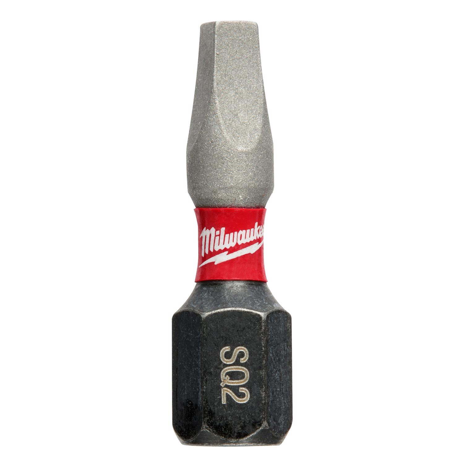 Milwaukee Shockwave Square #2 X 1 in. L Screwdriver Bit Steel 5 pk - Mycitystee