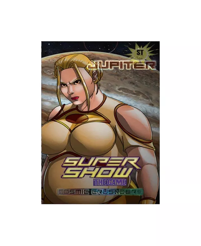 GTS Distribution Supershow Cosmic Crusader Jupiter Wrestling Card and Dice Game Set， 3 Piece - Mycitystee