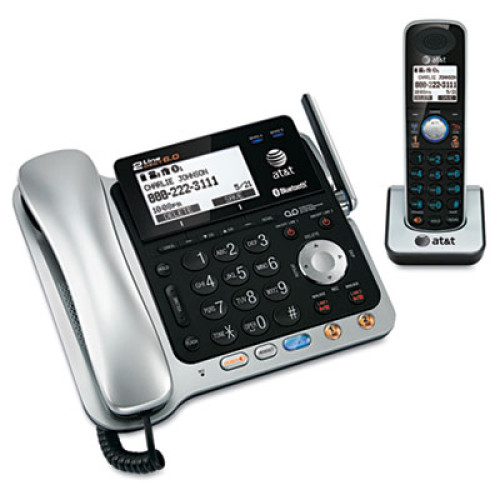 Vtech TL86109 Two-Line DECT 6.0 Phone System with Bluetooth - Mycitystee