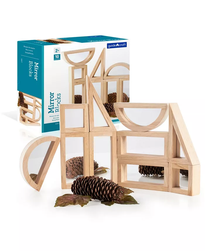Guidecraft， Inc Guidecraft Mirror Blocks Set - 10 Pieces Set - Mycitystee
