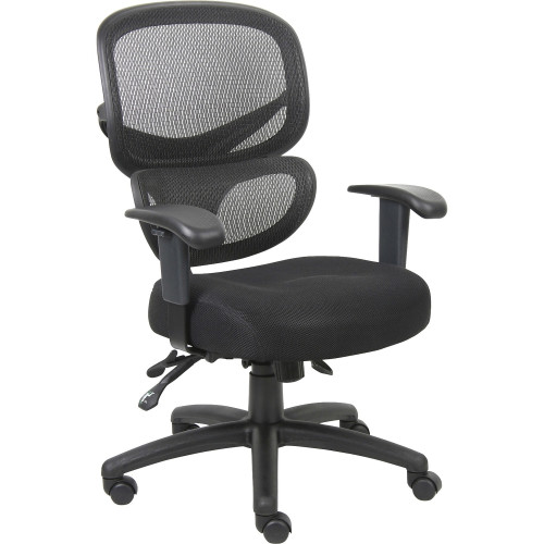 Lorell Mesh-Back Fabric Executive Chairs (60622) - Mycitystee