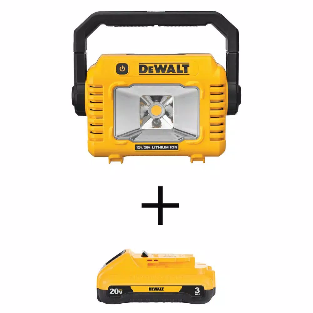 DEWALT 20-Volt MAX Compact Task Light with (1) 20-Volt 3.0Ah Battery and#8211; XDC Depot - Mycitystee