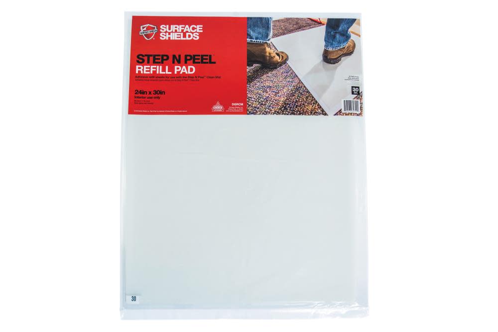 Step n Peel Clean Mat Refill 24 In. x 30 In. 4 pack 30 Sheets Per Pack - Mycitystee