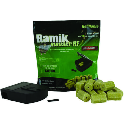 NEOGEN CORPORATION 000900 Ramik Refillable Bait Station， 16 oz Bait， Green - Mycitystee