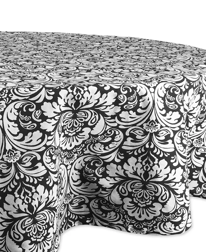 Design Imports Damask Tablecloth 70