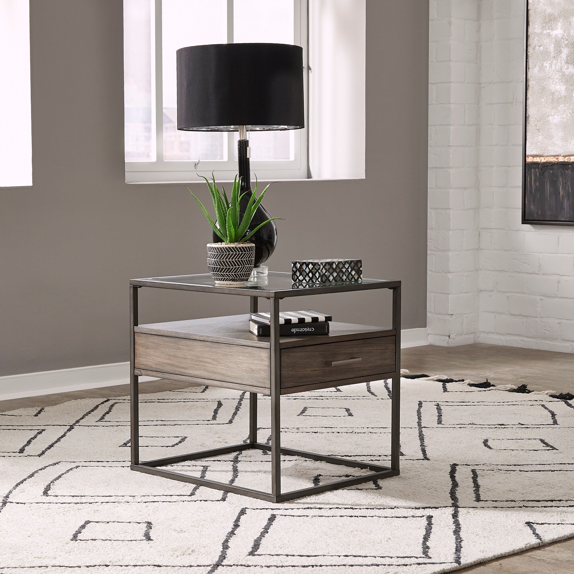 Jamestown Tobacco End Table - Mycitystee