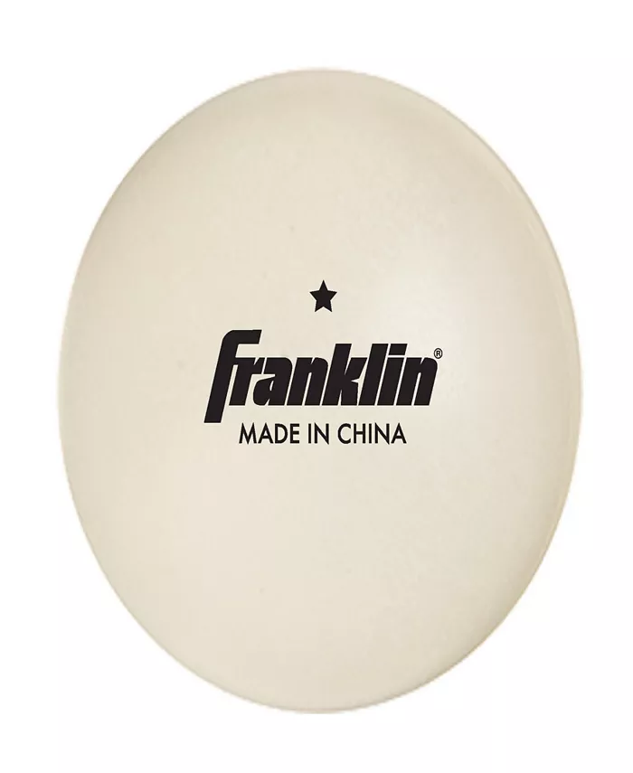 Franklin Sports 40mm 1 Star White Table Tennis Balls - 36 Pack - Mycitystee