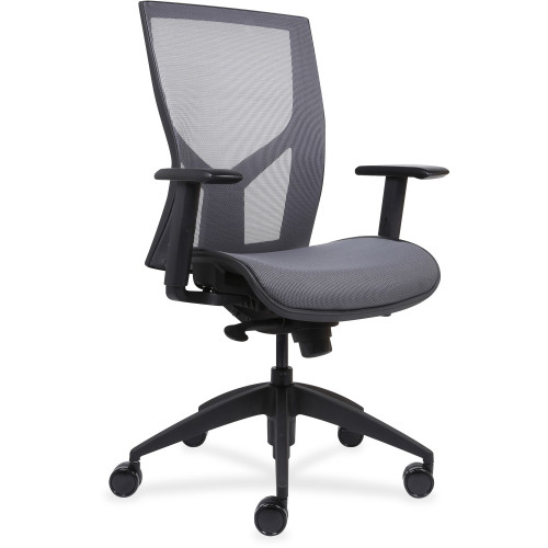 Lorell High-Back Chair with Mesh Back and Seat (83110) - Mycitystee
