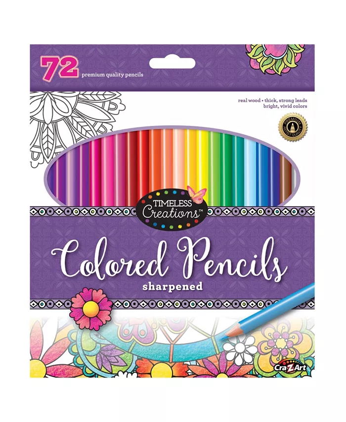 Cra-Z-Art Car-Z-Art 72 Count Colored Pencils - Mycitystee