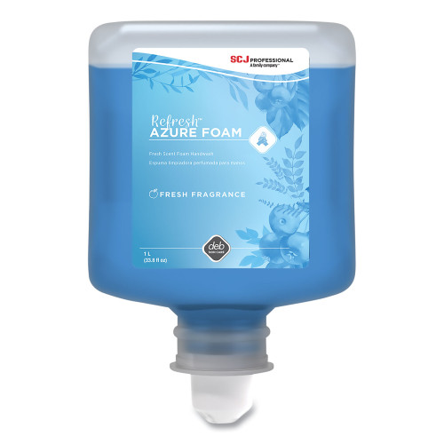 SC Johnson Professional Refresh Foaming Hand Soap Manual Cartridge， Fresh Apple Scent， 1 L Refill， 6/Carton (AZU1L) - Mycitystee