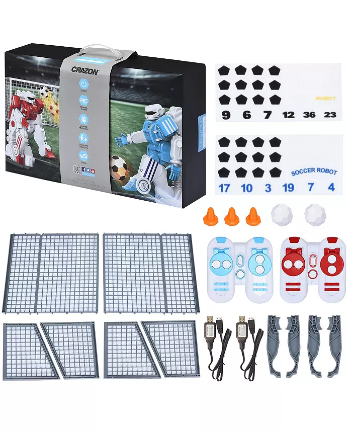 Costway RC Soccer Robot Kids Remote Control Football Game Simulation Educational Toy Set - Mycitystee
