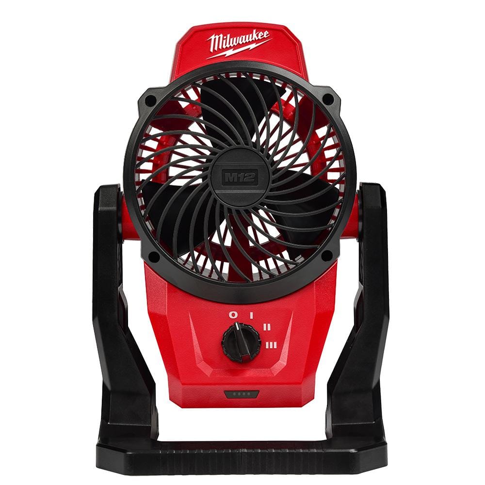 Milwaukee M12 12-Volt Lithium-Ion Cordless Jobsite Fan (Tool-Only) 0820-20 - Mycitystee