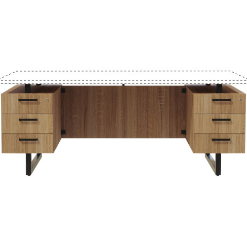 Safco Mirella Free Standing Desk Pedestal Base (MRDBBB30SDD) - Mycitystee