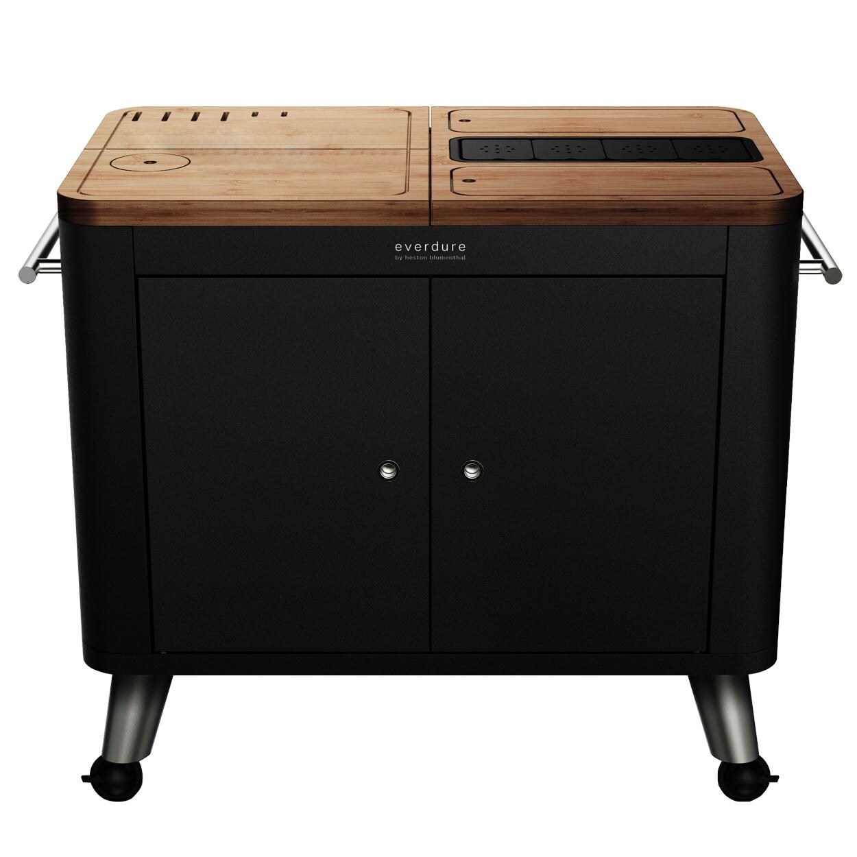 Everdure By Heston Blumenthal Indoor/Outdoor 40-Inch Mobile Prep Kitchen - Mycitystee