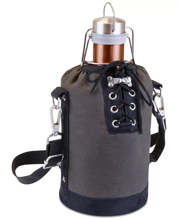 Picnic Time Legacyandreg by Insulated Growler Tote with 64 oz. Copper Stainless Steel Growler - Mycitystee