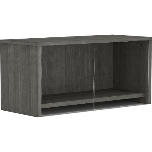Lorell Weathered Charcoal Wall Mount Hutch (16241) - Mycitystee