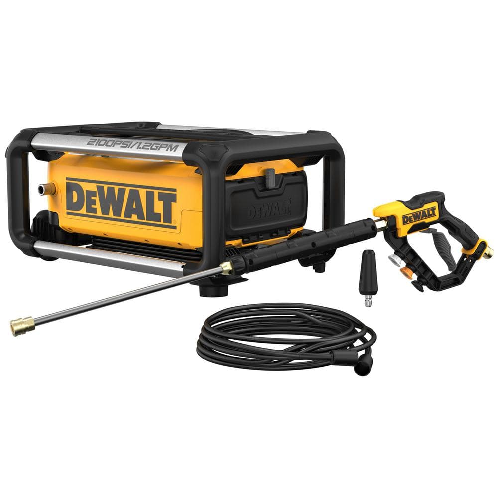 DEWALT 2100 PSI 1.2 GPM Cold Water Electric Pressure Washer DWPW2100 - Mycitystee