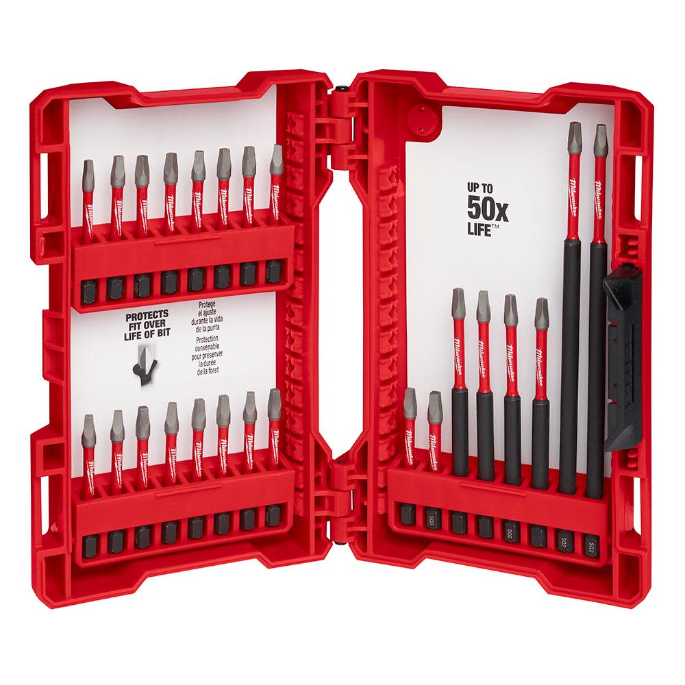 Milwaukee SHOCKWAVE 24-Piece Impact Drill and Drive Set 48-32-4019 from Milwaukee - Mycitystee