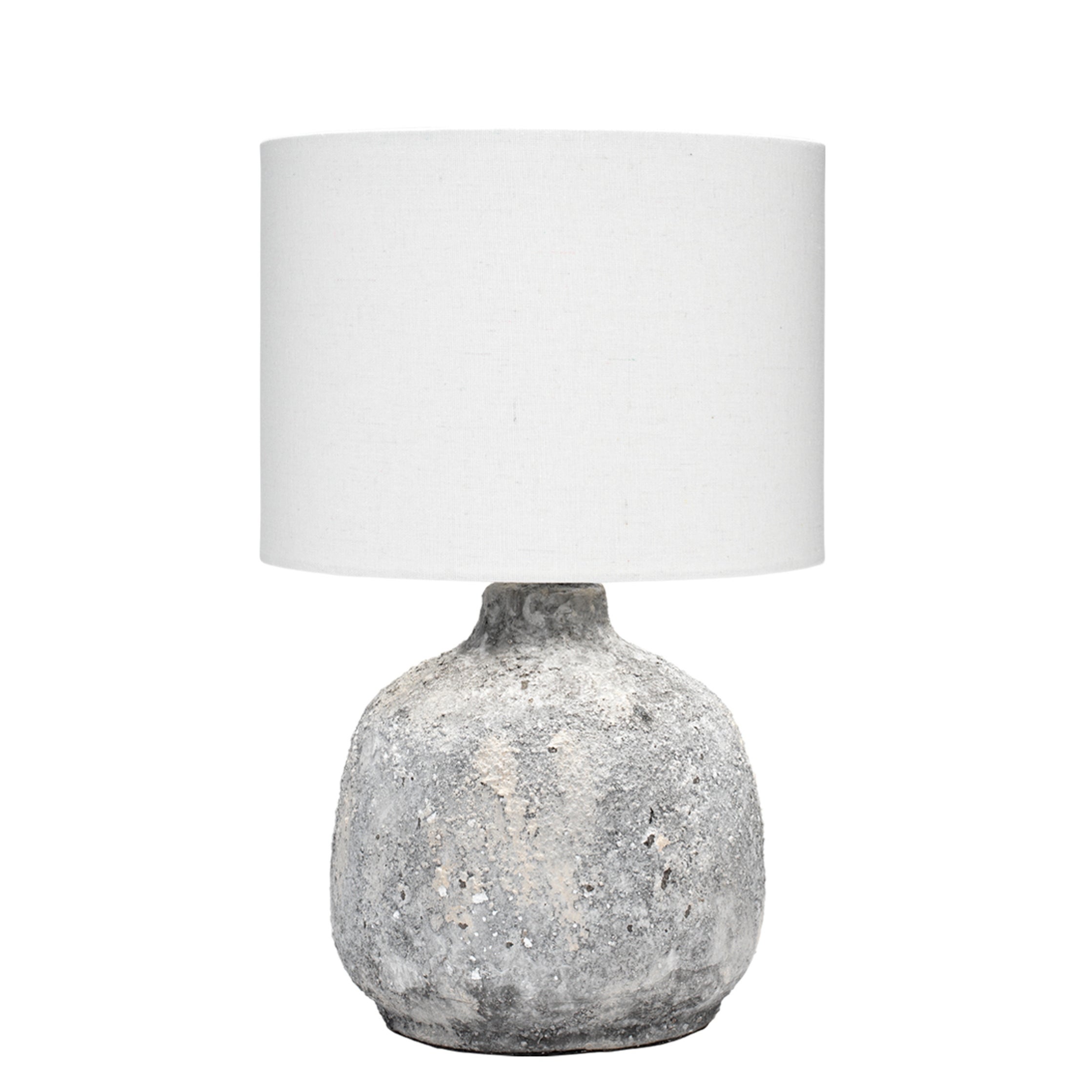 Alden Décor Kent Ceramic Table Lamp， Grey - Mycitystee