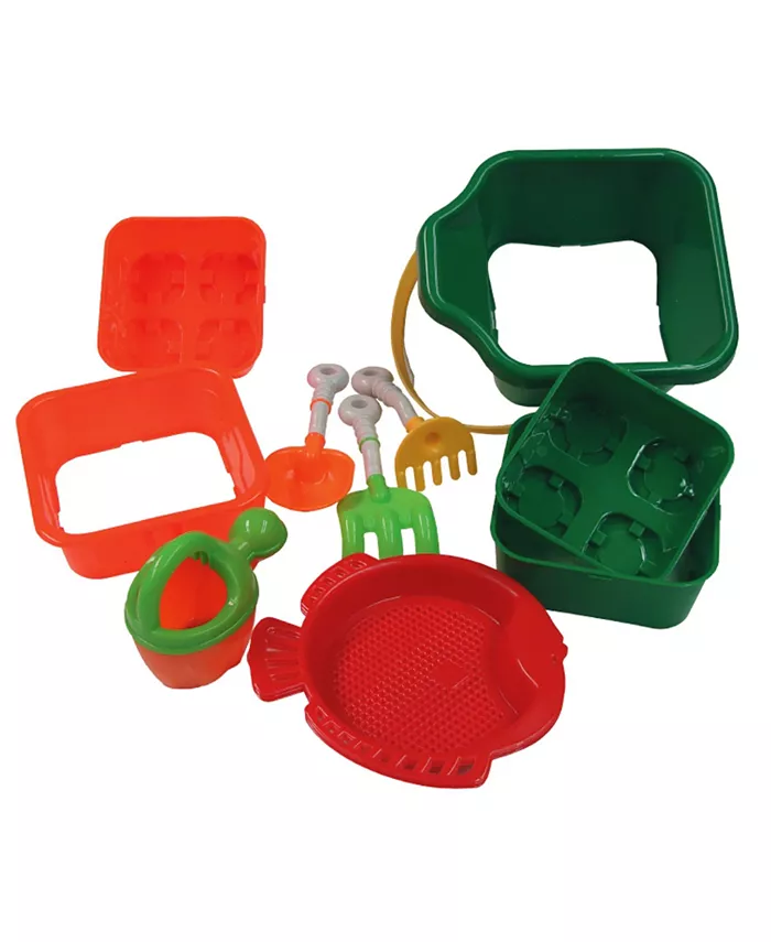 Stream Machine Pool and Beach Toy Ye Ol Sand Castle Kit， 11 Pieces - Mycitystee