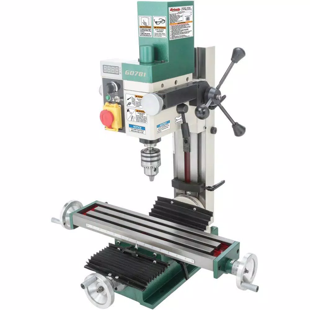 Grizzly Industrial 4 in. x 18 in. 3/4 HP Mill/Drill and#8211; XDC Depot - Mycitystee