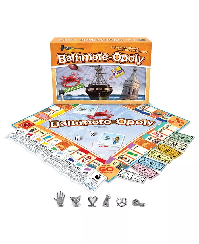 Late for the Sky Baltimore-Opoly Board Game - Mycitystee