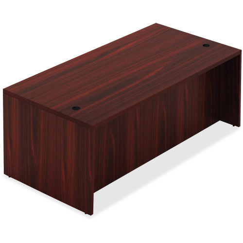 Lorell Chateau Series Mahogany Laminate Desking Table Desk (34302) - Mycitystee