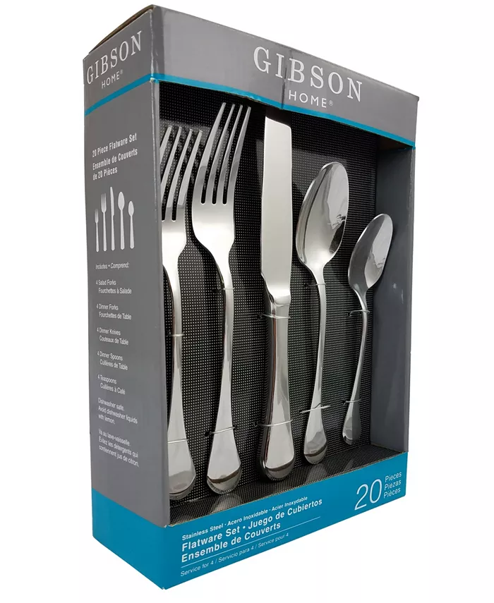 Laurie Gates Home Classic Manchester 20 Piece Flatware Set - Mycitystee