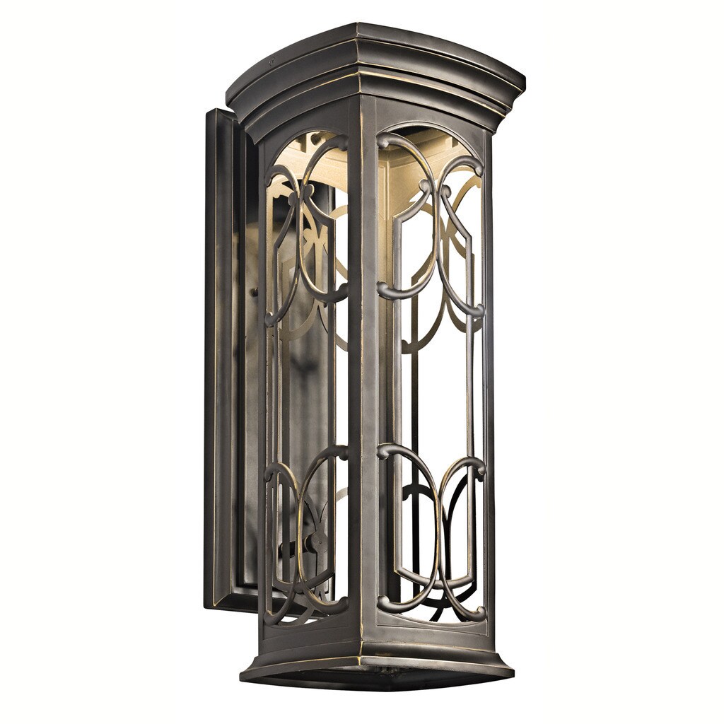 Kichler Lighting Franceasi Collection 1-light Olde Bronze Outdoor LED Wall Lantern - Mycitystee