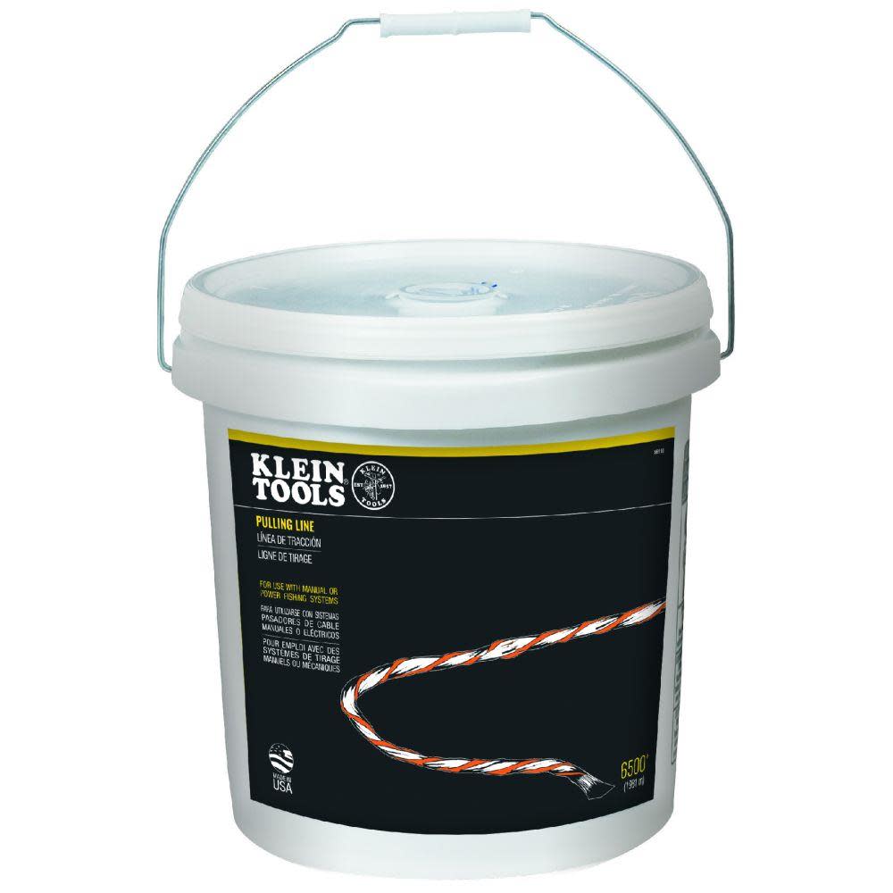Klein Tools Pull Line with Orange Tracer 6500 ft 56110 from Klein Tools - Mycitystee