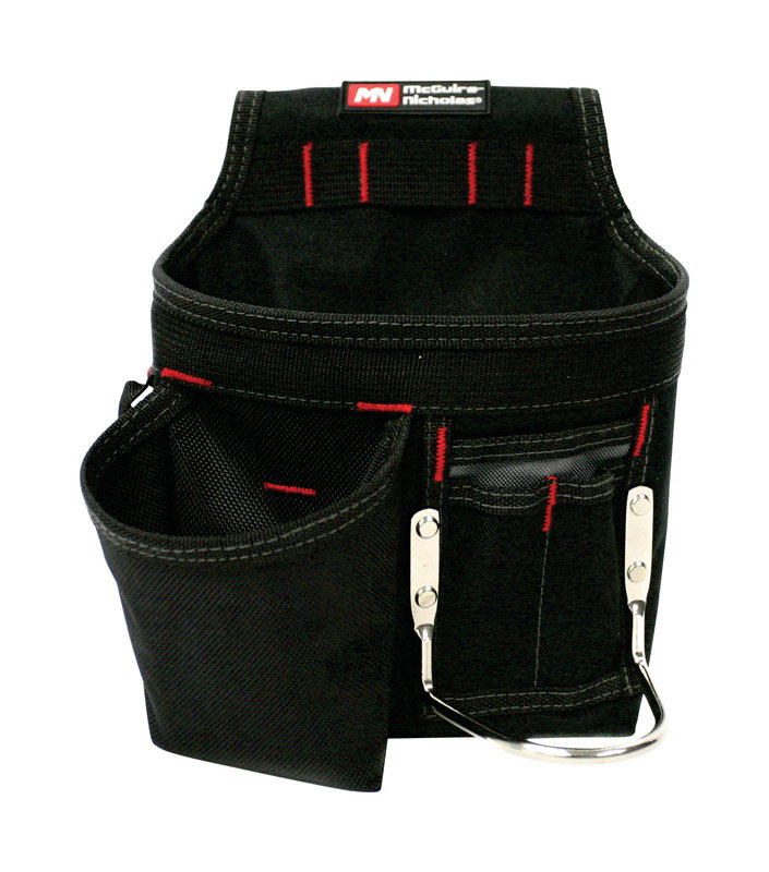 McGuire-Nicholas Polyester Tool Pouch 6 pocket Black 1 pc - Mycitystee