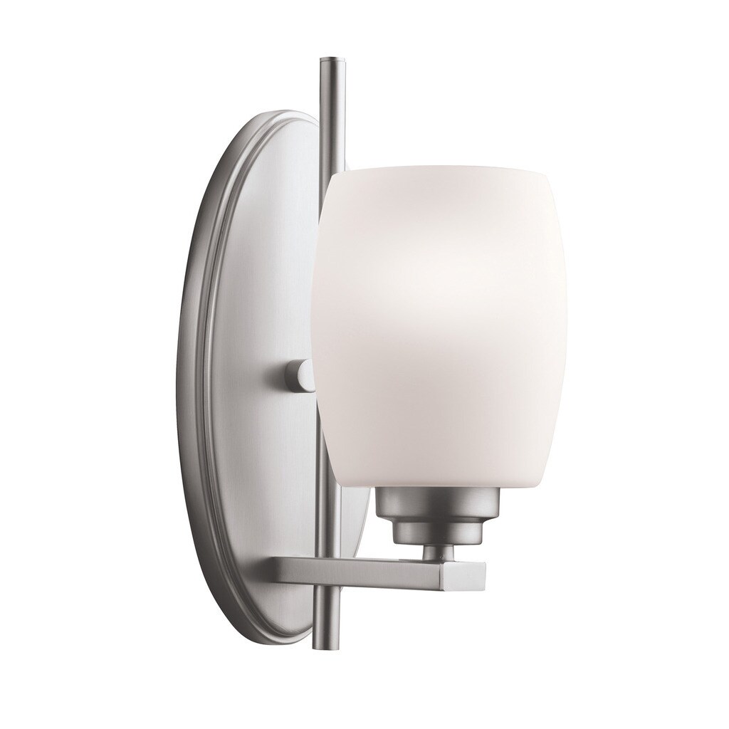Kichler Lighting Eileen Collection 1-light Brushed Nickel Wall Sconce - Mycitystee