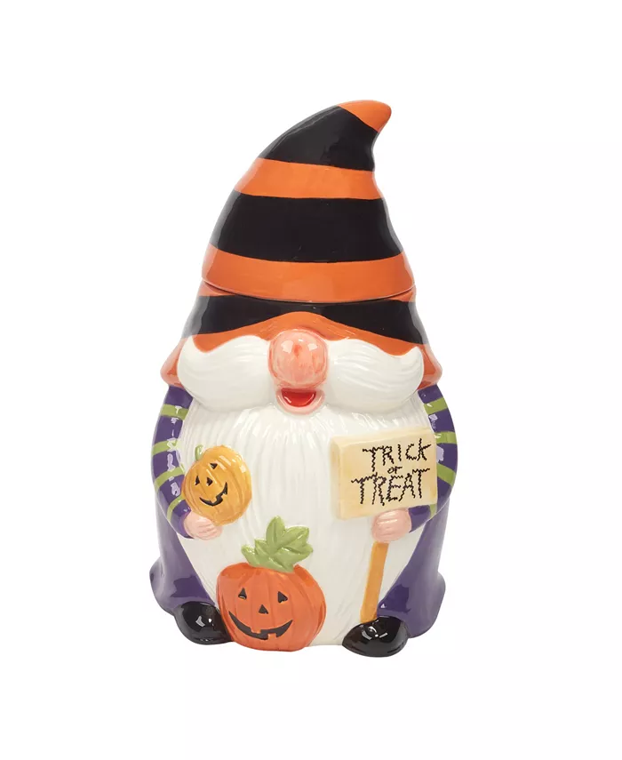 Certified International Halloween Gnomes 3-D Cookie Jar - Mycitystee