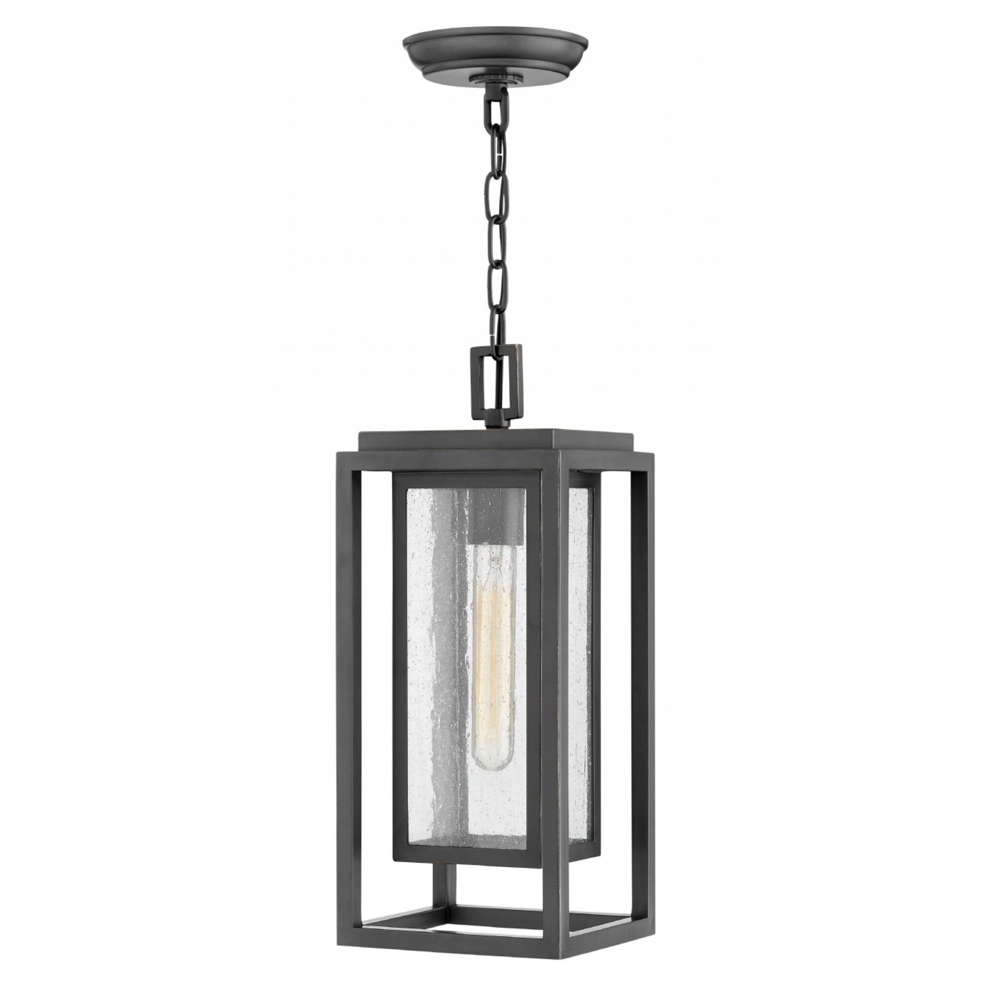 Hinkley Republic 1-Light Outdoor Pendant in Oil Rubbed Bronze - Mycitystee
