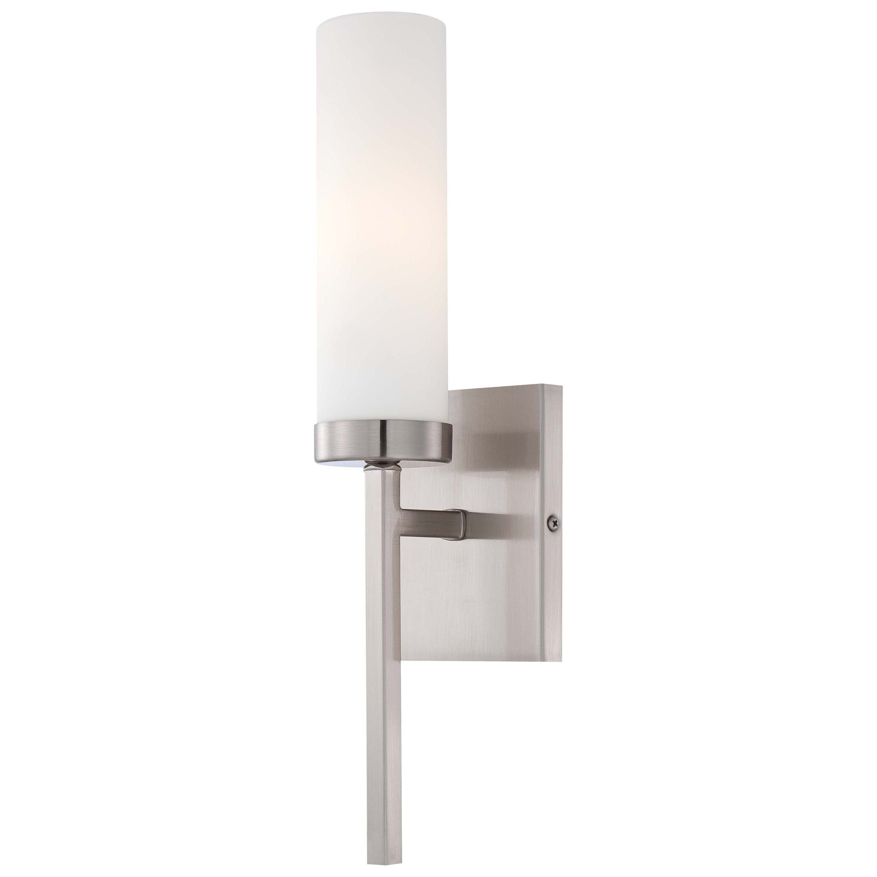 Brushed Nickel 1 Light Wall Sconce by Minka Lavery - Mycitystee