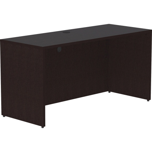 Lorell Essentials Espresso Laminate Credenza Shell (18213) - Mycitystee