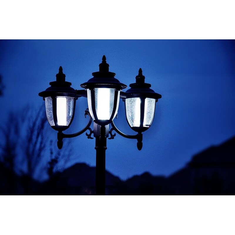 Hannah Solar Lamp Post and Planter - Mycitystee