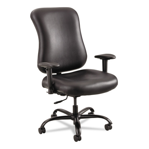 Safco Optimus High Back Big and Tall Chair， Vinyl， Supports Up to 400 lb， 19