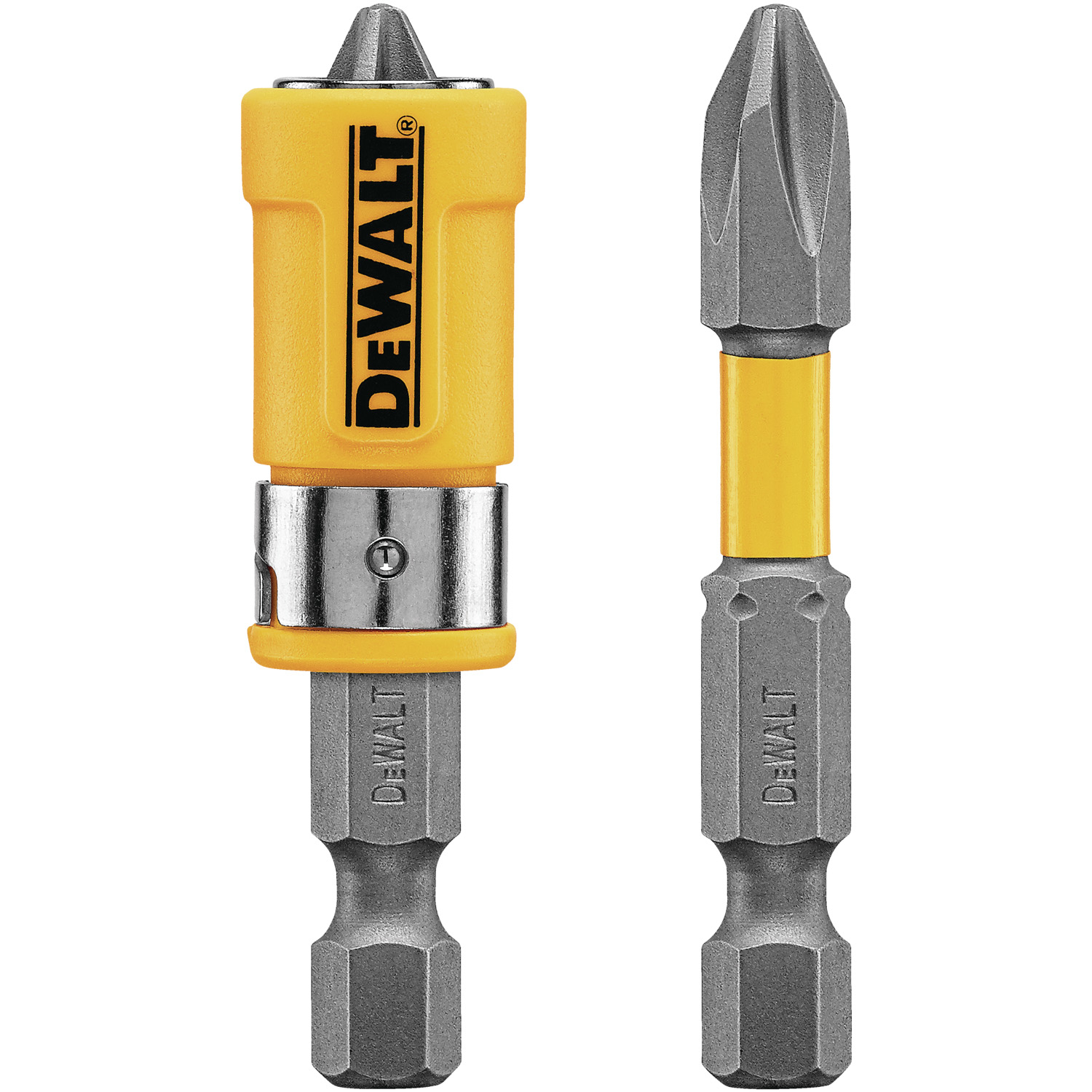 DeWalt Max Fit Phillips #2 X 2 in. L Power Bit and Sleeve Set S2 Tool Steel 3 pc - Mycitystee