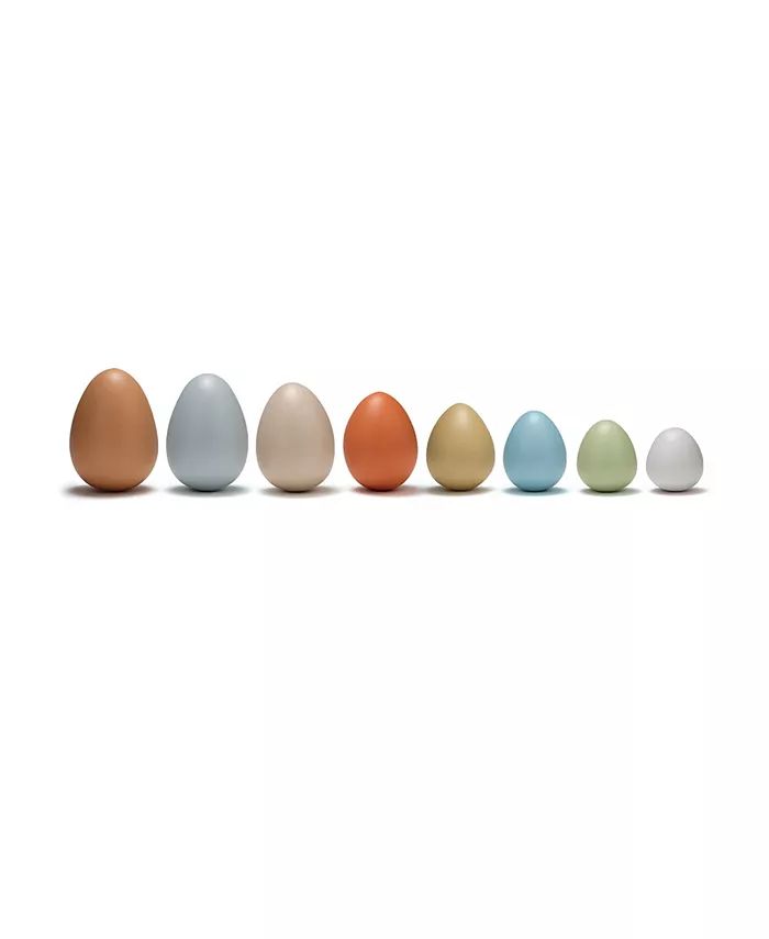 Yellow Door Size Sorting Eggs， Set of 8 - Mycitystee
